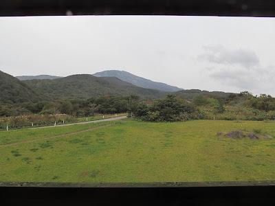 部屋から見えた鳥海山