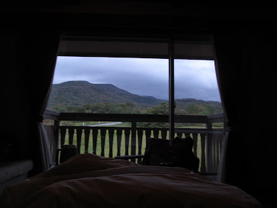 曇天の部屋からの眺望