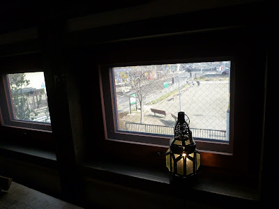 窓外の公園
